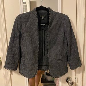 NWT Charcoal Grey Ann Taylor Twilled Blazer 🖤